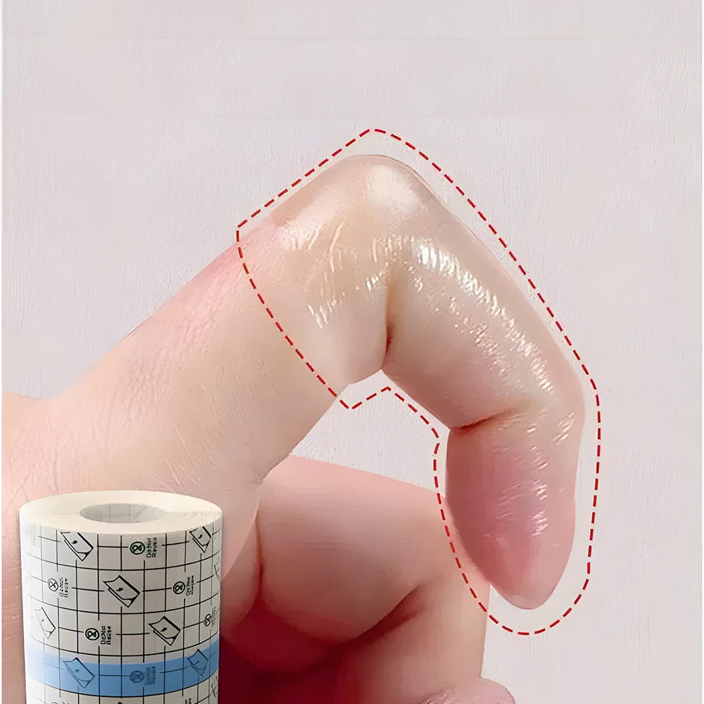 Waterproof PU Film Adhesive Bandages: 20pcs Transparent Medical Tape for Wound Care, Tattoo Aftercare, Anti-allergic & Flexible