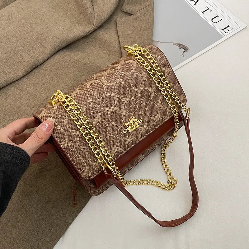 New Arrival 2026 Women's Versatile Chain Small Square Bag, Fashion Shoulder & Crossbody Style