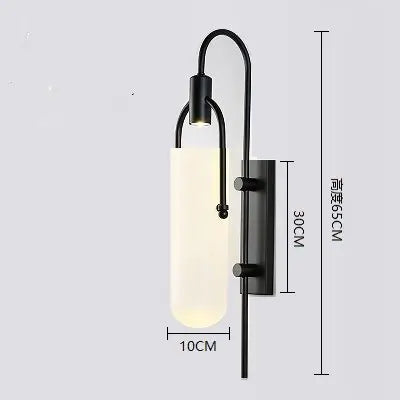 Modern Simple Living Room Led Wall Lamps Bedroom Bedside Wall Lights Fixtures Parlor Wall Deco Indoor Decor Lights Bathroom Lamp