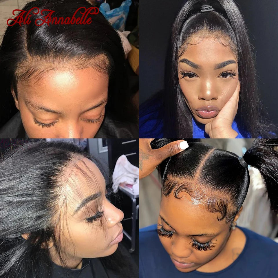 5x5 HD Lace Closure Brazilian Straight Human Hair Lace Closure 100% Human Hair Middle Free Part 5x5 Lace Closure