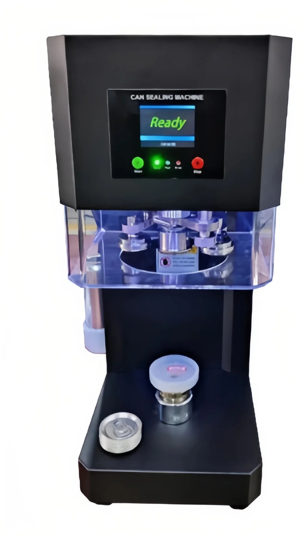 Commercial Can Sealing Machine 330/500/650ml Can Sealer 55mm Caliber Milk Tea Beverage Bottle PET Aluminum Bottle