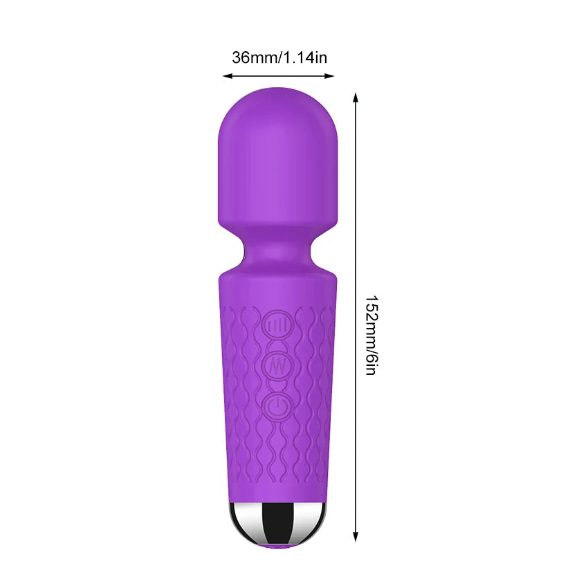 20 Modes Av Stick Vibrator Sex Toys For Women Clitoral Stimulation Massager G Spot Vibrator Masturbators Sexy Toys Adult Product