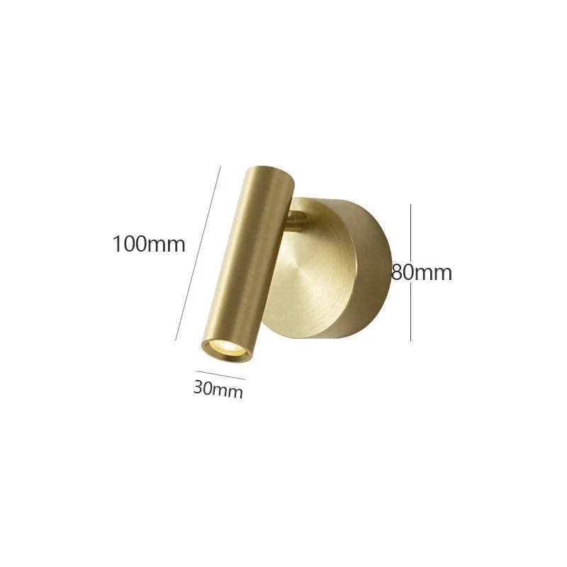 Modern Hotel Reading Indoor Wall Lamp LED Decoration Home Wall Lamp Luxury For Bedroom with switch Wall sconce Black/White/Gold