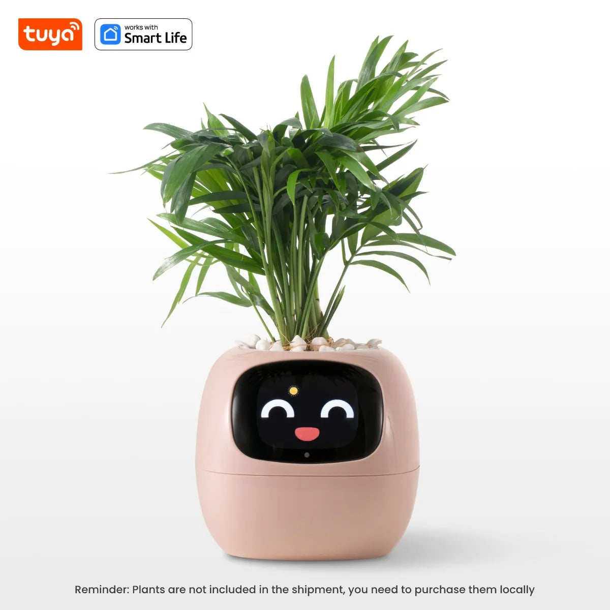 Gen1 Tuya Ivy Smart Planter,Endless Fun Over 49 Rich Expressions,7 smart sensors,AI Chips Make Raising Plants Easy and Fun