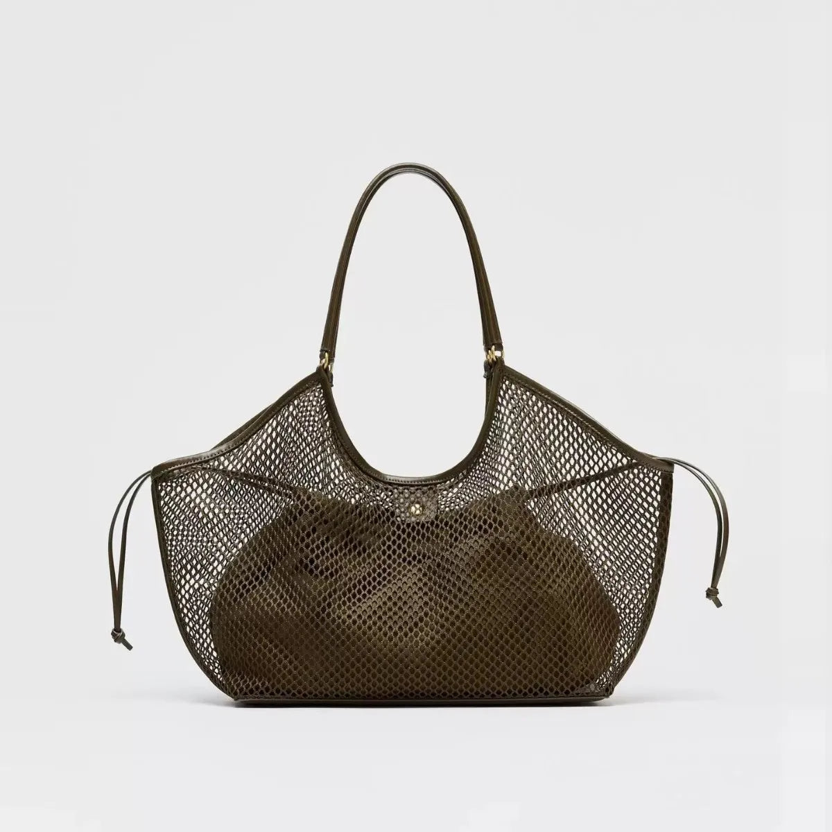 Hollow Mesh Wing Tote Bag Luxury Designer Shoulder Bags for Women Large Capacity Fishing Net Handbag Top Handle Shopper Purses
