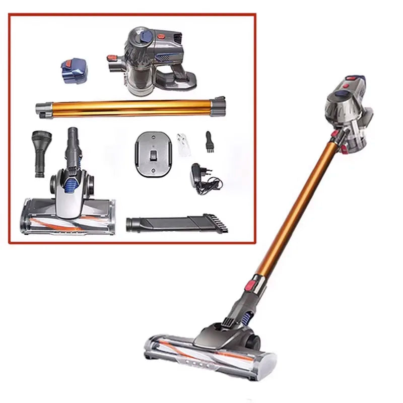 Handheld Wireless Vacuum Cleaner, Removable Battery, 20kPa Powerful Suction Cordless Stick Vacuum for Home Floor Carpet Clean