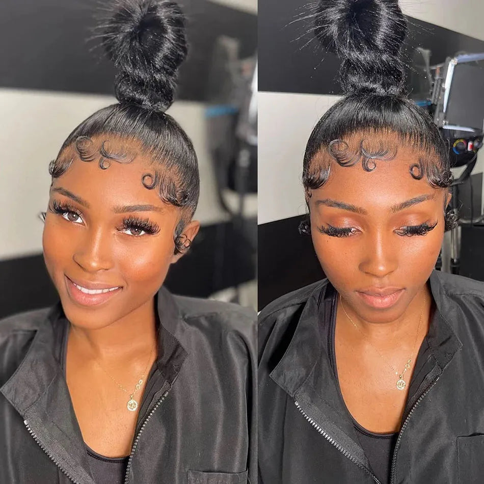 30 Inch 13x6 Lace Frontal Human Hair Bone Straight Wigs 180 Density Pre Plucked Brazilian 360 Lace Front Wig Remy Hair For Women