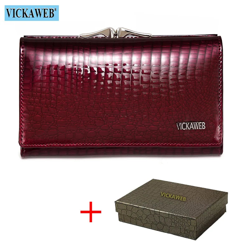 Short Wallet Female Fashion Purses Ladies Alligator Hasp & Zipper Small Coin Bag AE2155