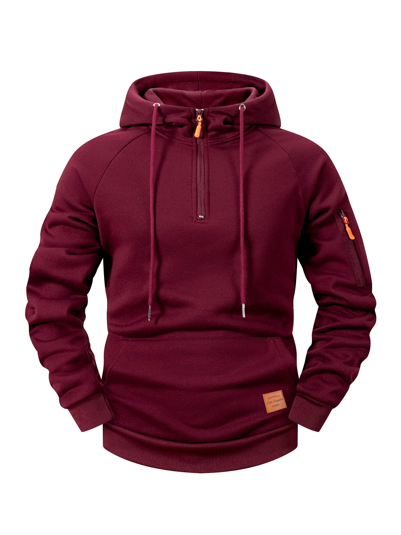 Autumn/Winter Men's Hoodie Fashion Casual Sports Hoodie Retro Harajuku Long Sleeve Zipper Multi Pocket Loose Street Wear
