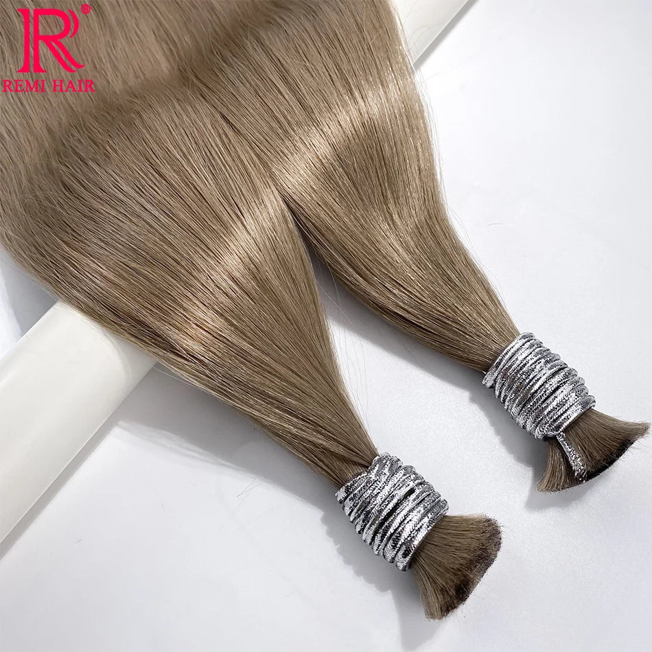 100% Real Human Hair Bulk No Weft Virgin Hair for Boho Braids Hair Extension Color 27# Vietnamese Hair Weaving For Braiding