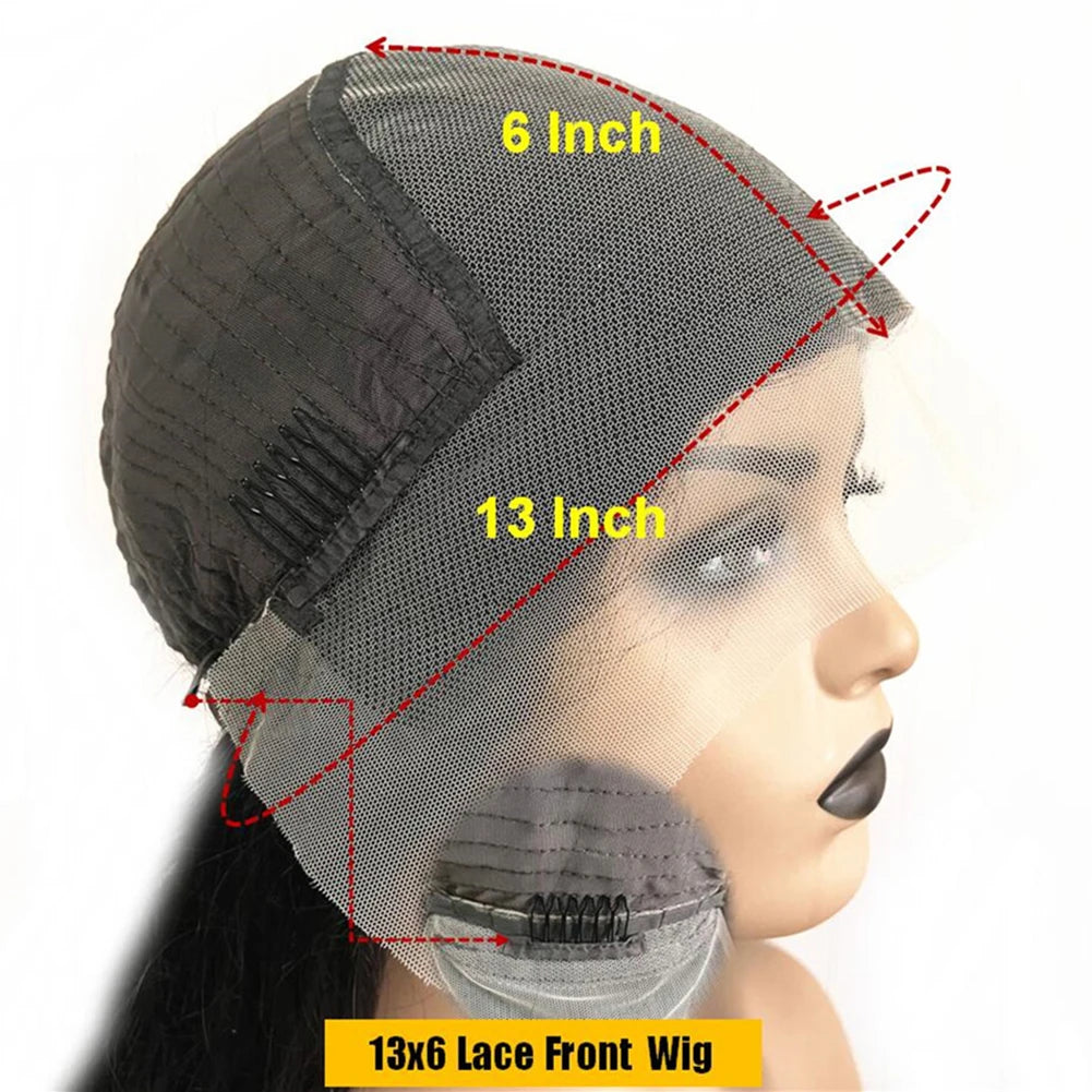 Brown Colored Brazilian Straight 13x4 Transparent Lace Frontal Wig Human Hair Ombre TB/30 5x5 Silk Top Wigs Virgin Guleless Hair