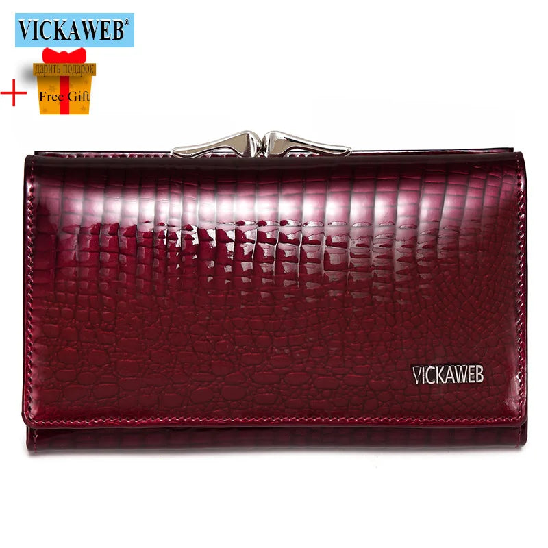 Short Wallet Female Fashion Purses Ladies Alligator Hasp & Zipper Small Coin Bag AE2155