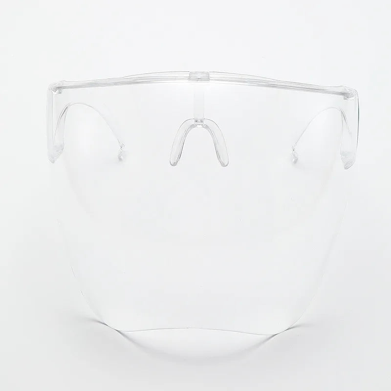Unisex Colorful Eye Shield Visor Large Mirror cycling Sun Glasses Half Face Shield Guard Protector Face Mask Anti-spray Mask