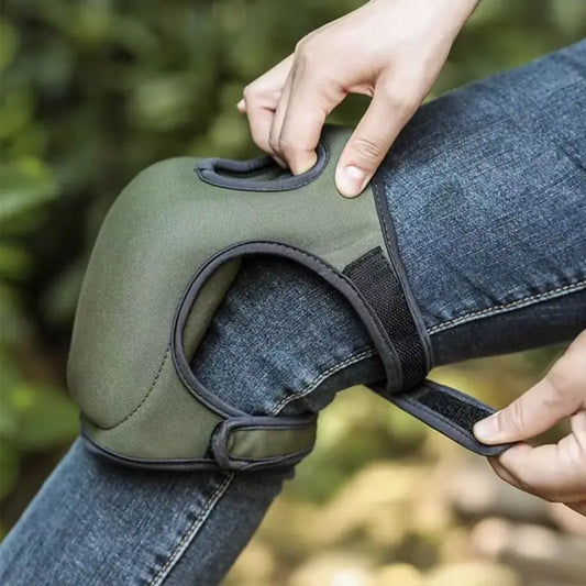 1 Piece (Not Two, It's One Single Piece) Available in Two Colors, Knee Pads for Enhanced Comfort, Essential for Outdoor Weeding/Gardening/Chore Work with Elastic Band Support