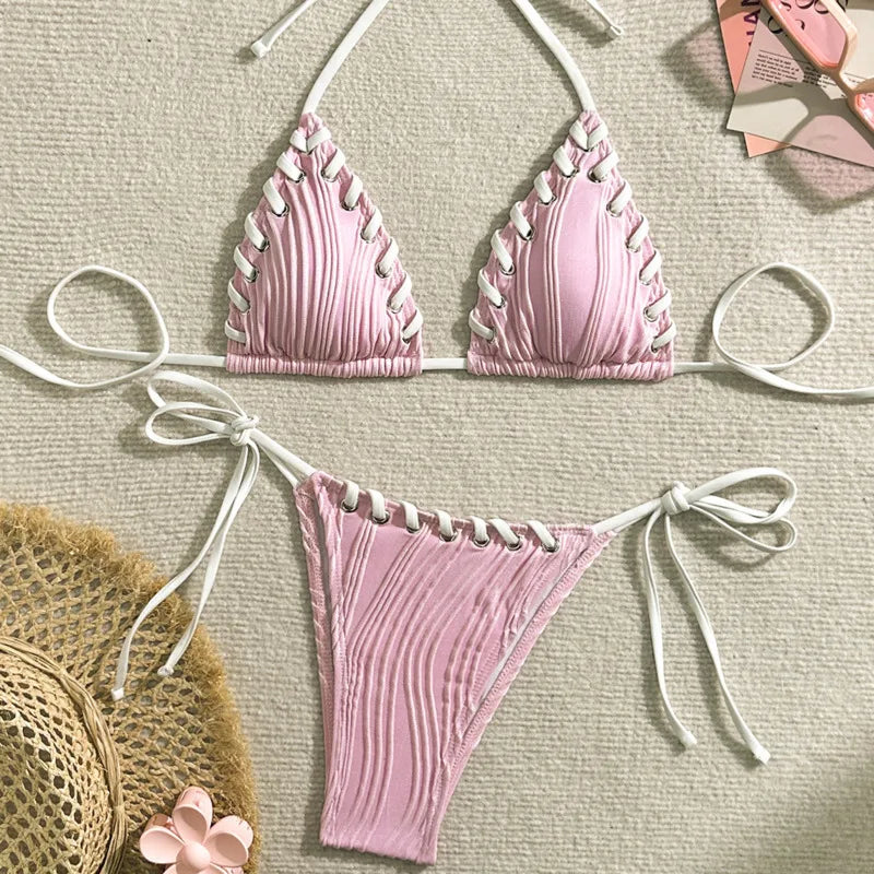 Sexy Bikinis  Women's Swimwear Female Swimsuit For Swimming Wear Bathing Suits Brazilian Bikini Set Beachwear Pool Bather