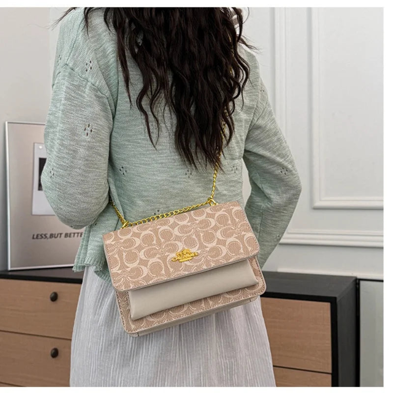 New Arrival 2026 Women's Versatile Chain Small Square Bag, Fashion Shoulder & Crossbody Style