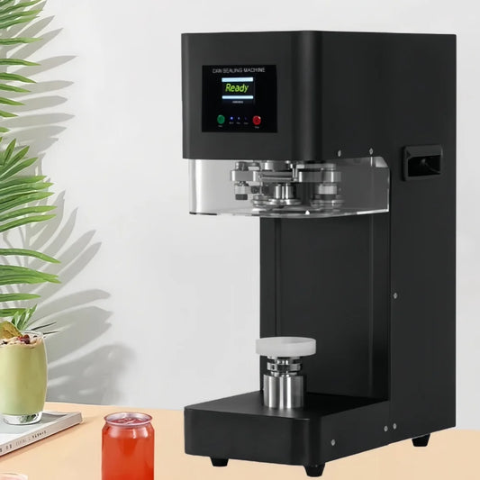 Commercial Can Sealing Machine 330/500/650ml Can Sealer 55mm Caliber Milk Tea Beverage Bottle PET Aluminum Bottle