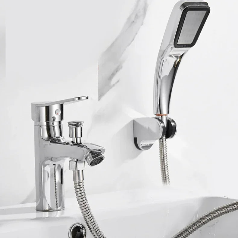 Bathroom Wash Faucet Single Hole Basin Faucet with Shower Sink Basin Wash Basin Bathroom Accessories