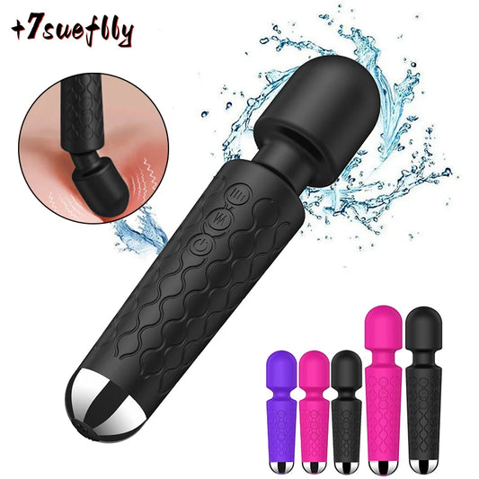 20 Modes Av Stick Vibrator Sex Toys For Women Clitoral Stimulation Massager G Spot Vibrator Masturbators Sexy Toys Adult Product