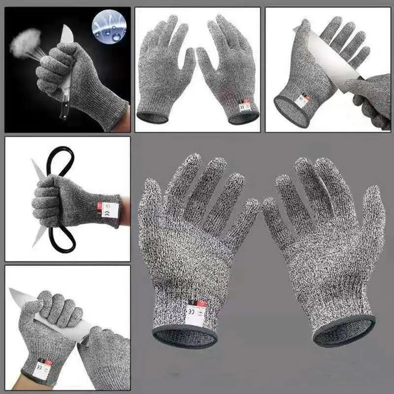 HPPE Level 5 Safety Anti Cut Gloves High-strength Industry Kitchen Gardening Anti-Scratch Anti-cut Glass Cutting Multi-purpose