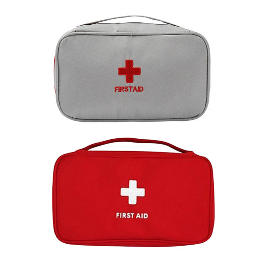 900D Oxford First Aid Kit Compartment Medicine Classification Storage Bag with Handle Waterproof Large Capacity for Outdoor Home