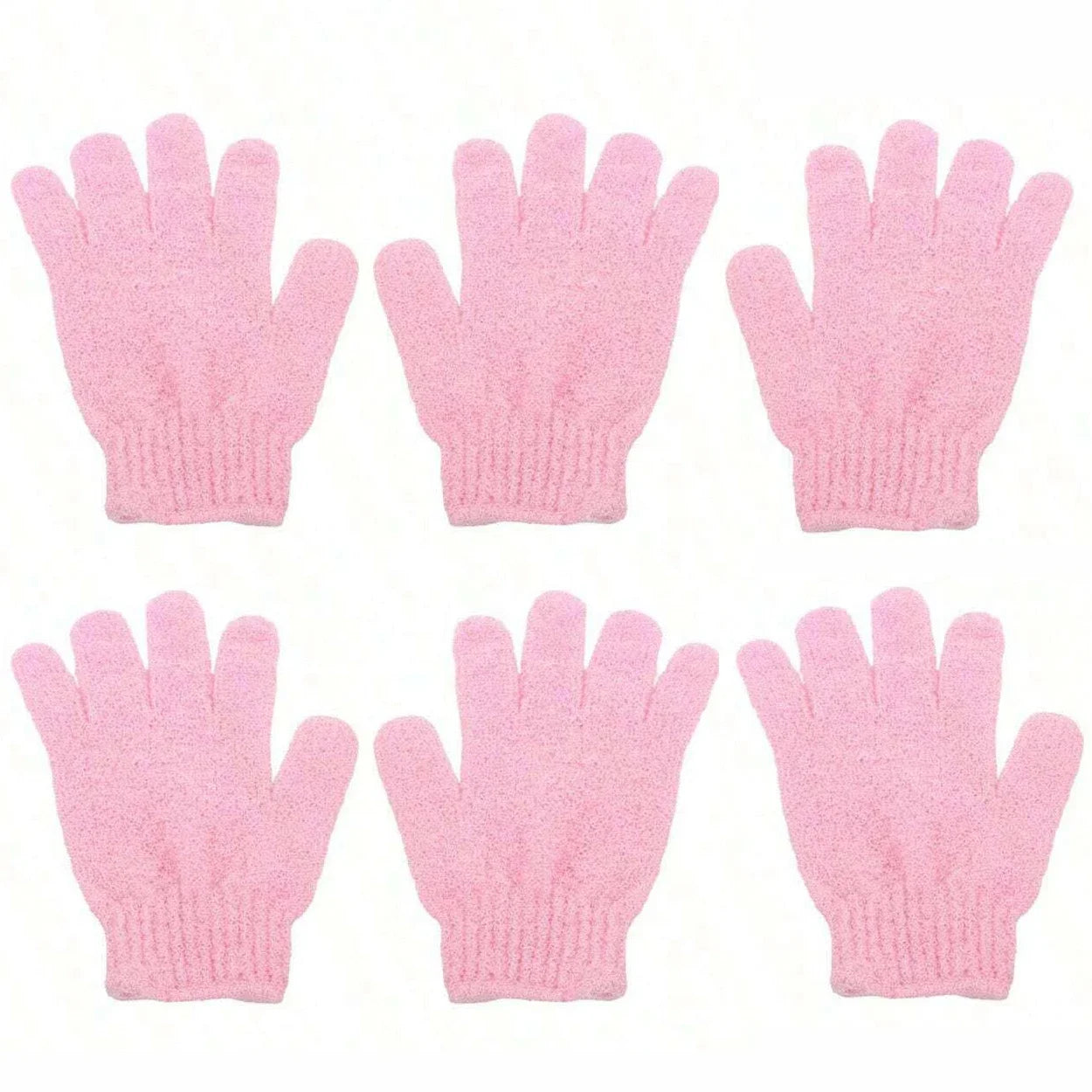 2pcs/6pcs/12pcs Reversible Exfoliating Shower Gloves, Body Scrub Gloves, ,Cleansing Tools Bath Towel Bath Products Back Scrub