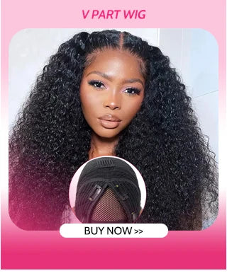 Glueless Wigs Upgrade 3 IN 1 Half Wig With Drawstring Seamless Clip Ins Flip Over Human Hair Afro Curly Headband Wig ISEE Hair
