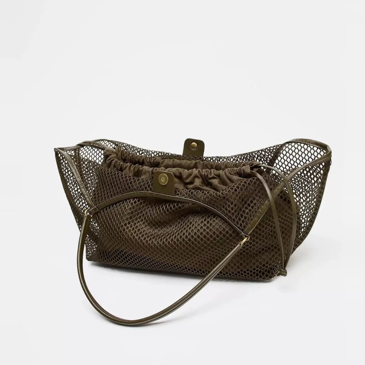 Hollow Mesh Wing Tote Bag Luxury Designer Shoulder Bags for Women Large Capacity Fishing Net Handbag Top Handle Shopper Purses