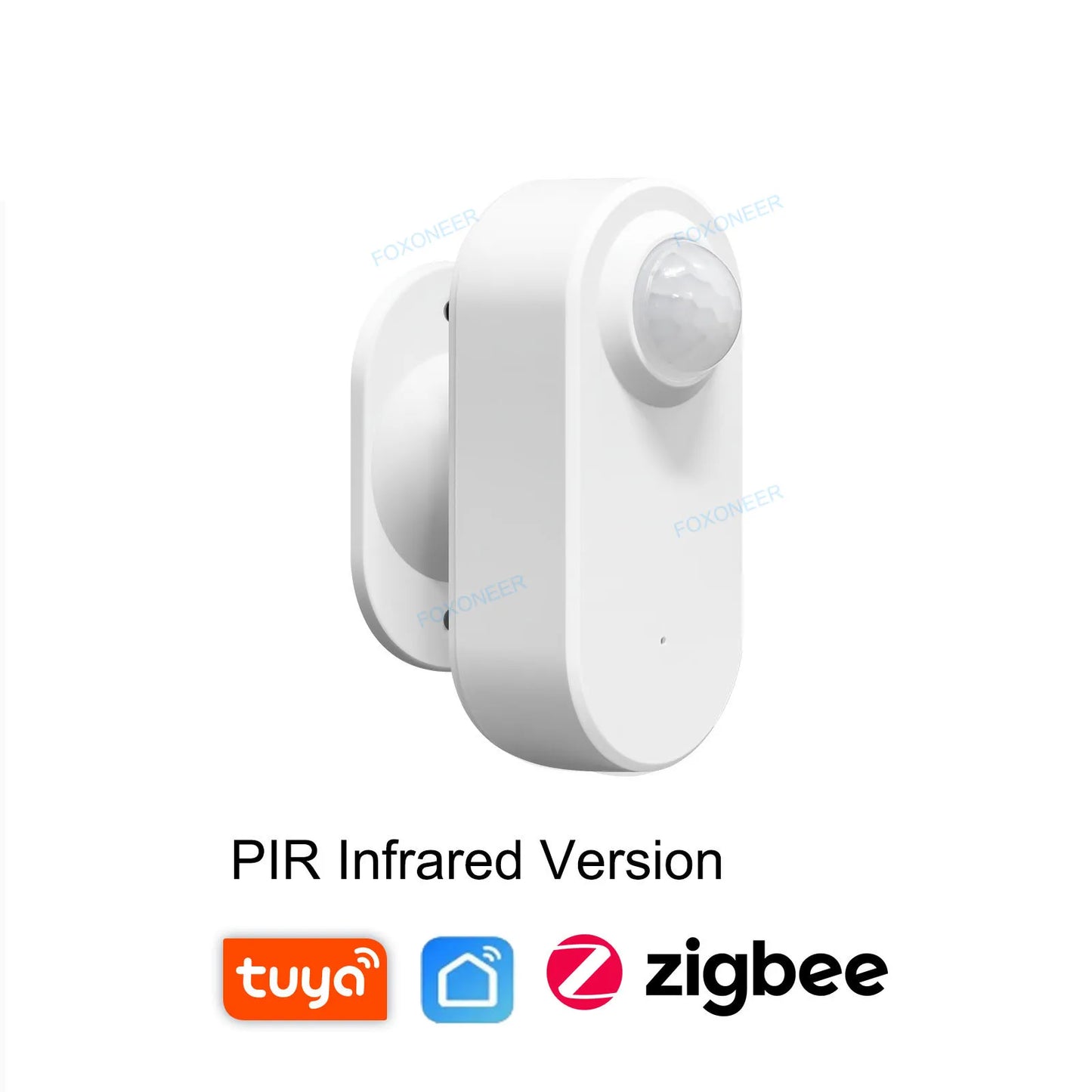 Zigbee Human Presence+ PIR Motion Detection Sensor Luminance Detector Battery operated Support Zigbee2mqtt Home Assistant