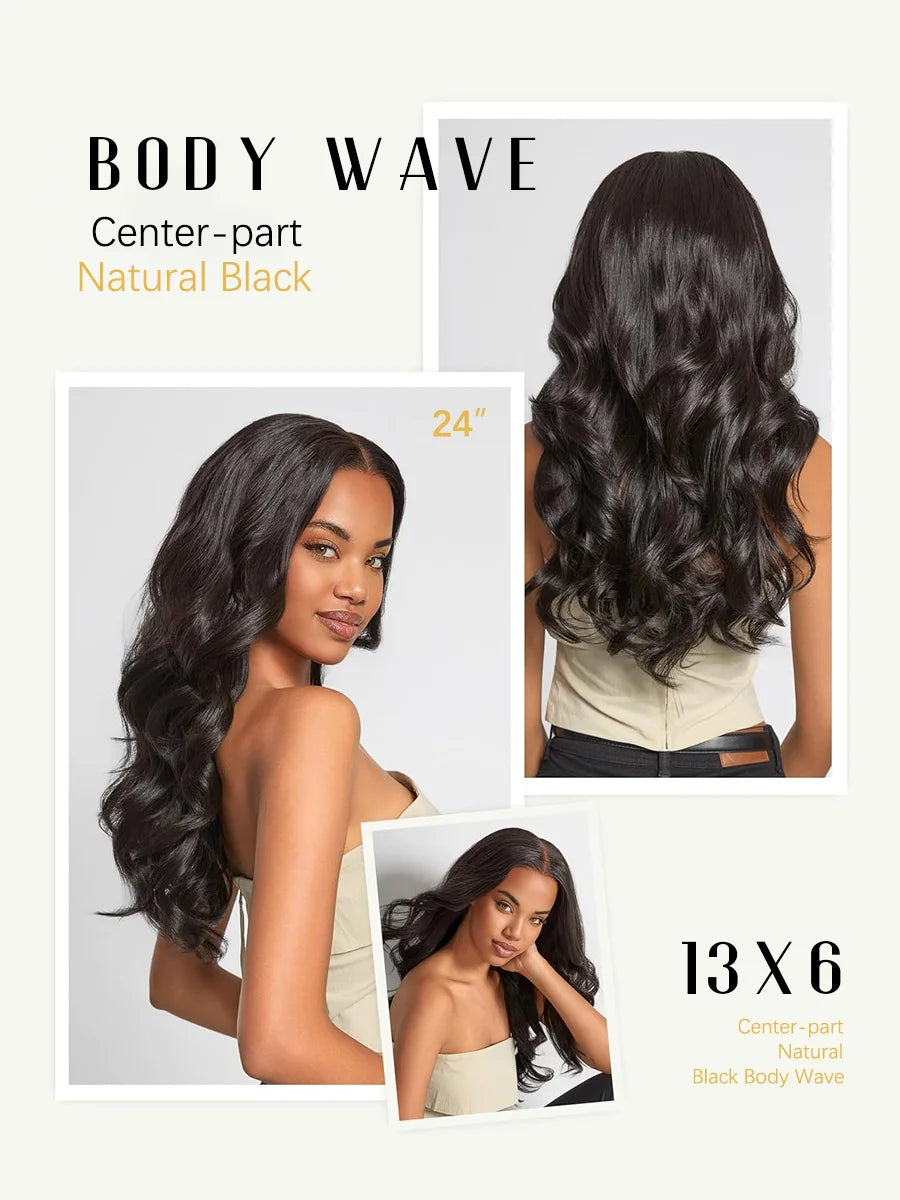 Natural Brazilian Human Hair Wig 40 Inch 200% Density Body Wave 360 5*5 13*4 13*6 HD Transparent Lace Frontal Wig for Women