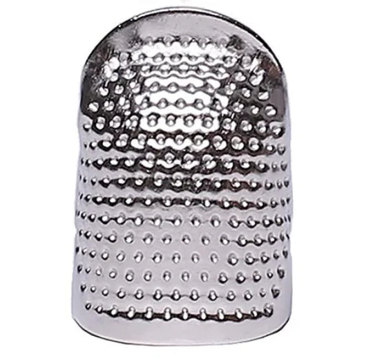 Adjustable Vintage Sewing Thimble, Handmade Non-slip Embroidery against Ring, Vintage Needle Presser Needle Hoop Finger Holder