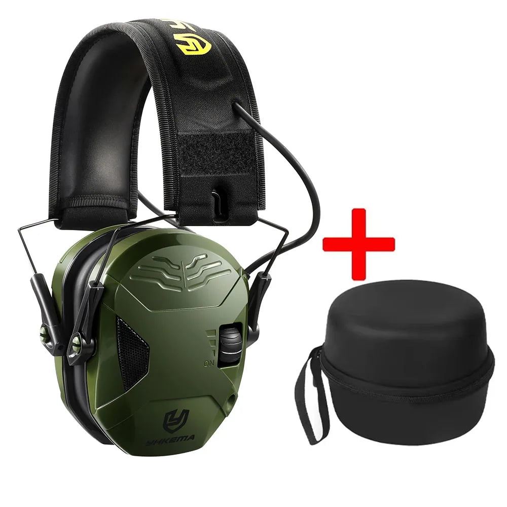 Earmuffs Active Headphones for Shooting Electronic Hearing Protection Ear Protect Noise Reduction Hunting Headphone