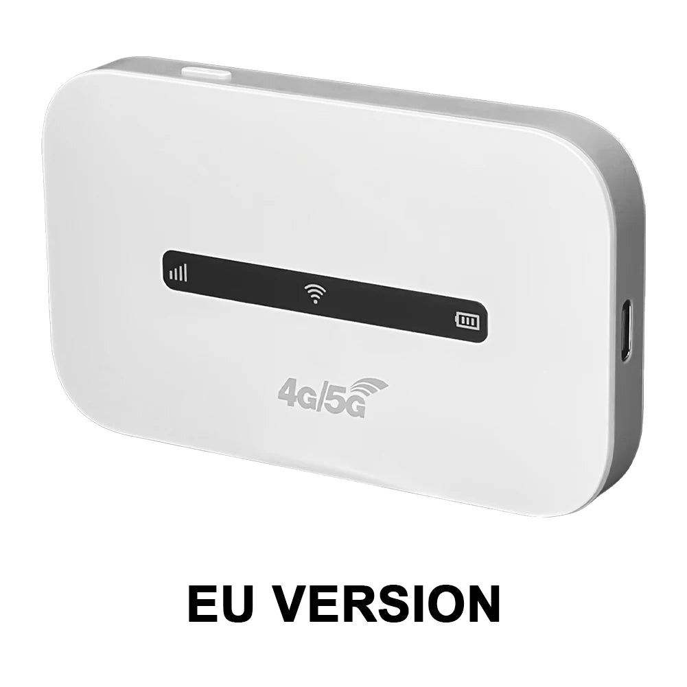 4G LTE Portable WiFi Hotspot 3000mAh 150Mbps Wireless Internet Router with SIM Card Slot Pocket Mobile Hotspot for Car Travel