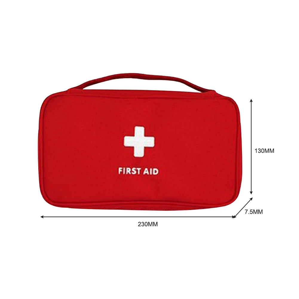 900D Oxford First Aid Kit Compartment Medicine Classification Storage Bag with Handle Waterproof Large Capacity for Outdoor Home