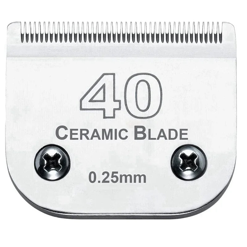Pet Dog Cat Detachable Ceramic Blade Compatible with Andis,Oster A5 & 76,Wahl KM 10 Series Animals Grooming Clippers