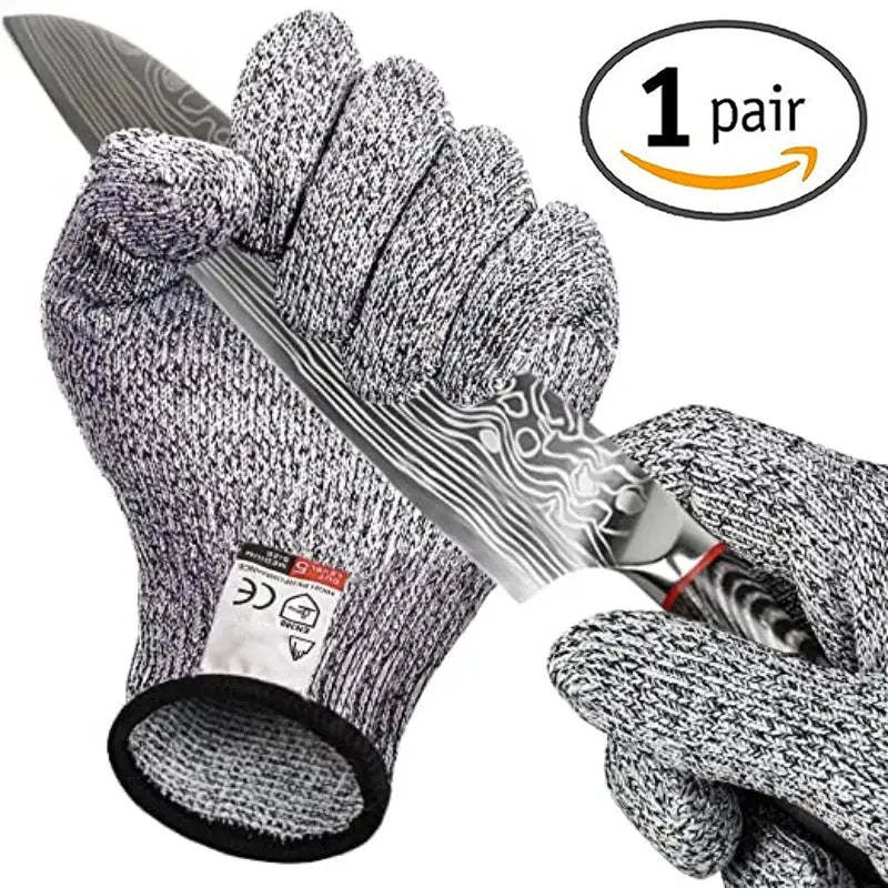HPPE Level 5 Safety Anti Cut Gloves High-strength Industry Kitchen Gardening Anti-Scratch Anti-cut Glass Cutting Multi-purpose