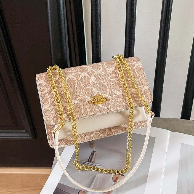 New Arrival 2026 Women's Versatile Chain Small Square Bag, Fashion Shoulder & Crossbody Style