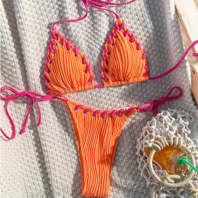 Sexy Bikinis  Women's Swimwear Female Swimsuit For Swimming Wear Bathing Suits Brazilian Bikini Set Beachwear Pool Bather