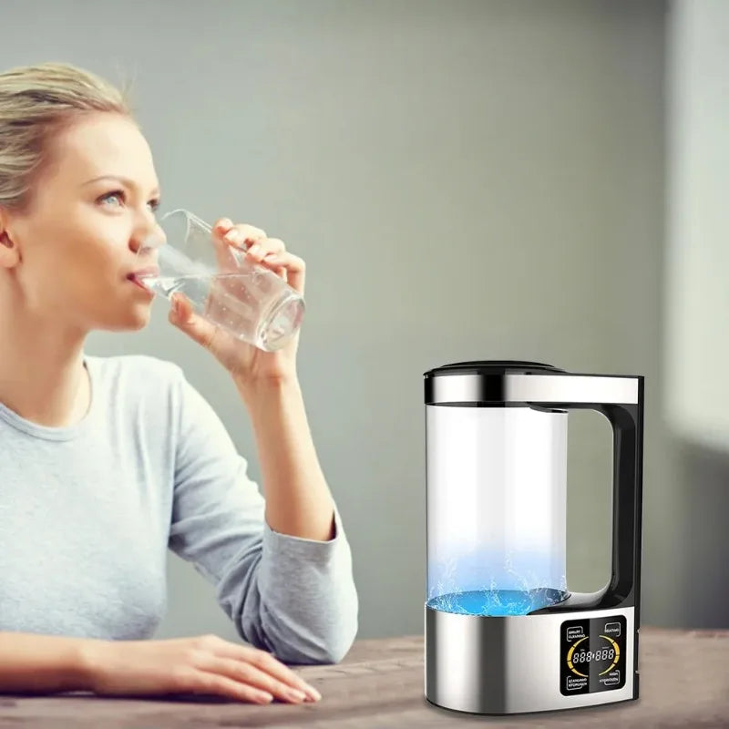Hydrogen Rich Water Machine Constant Temperature 2000ML Hydrogen Water Pitcher Maker Machine Microelectrolysis Anti Aging