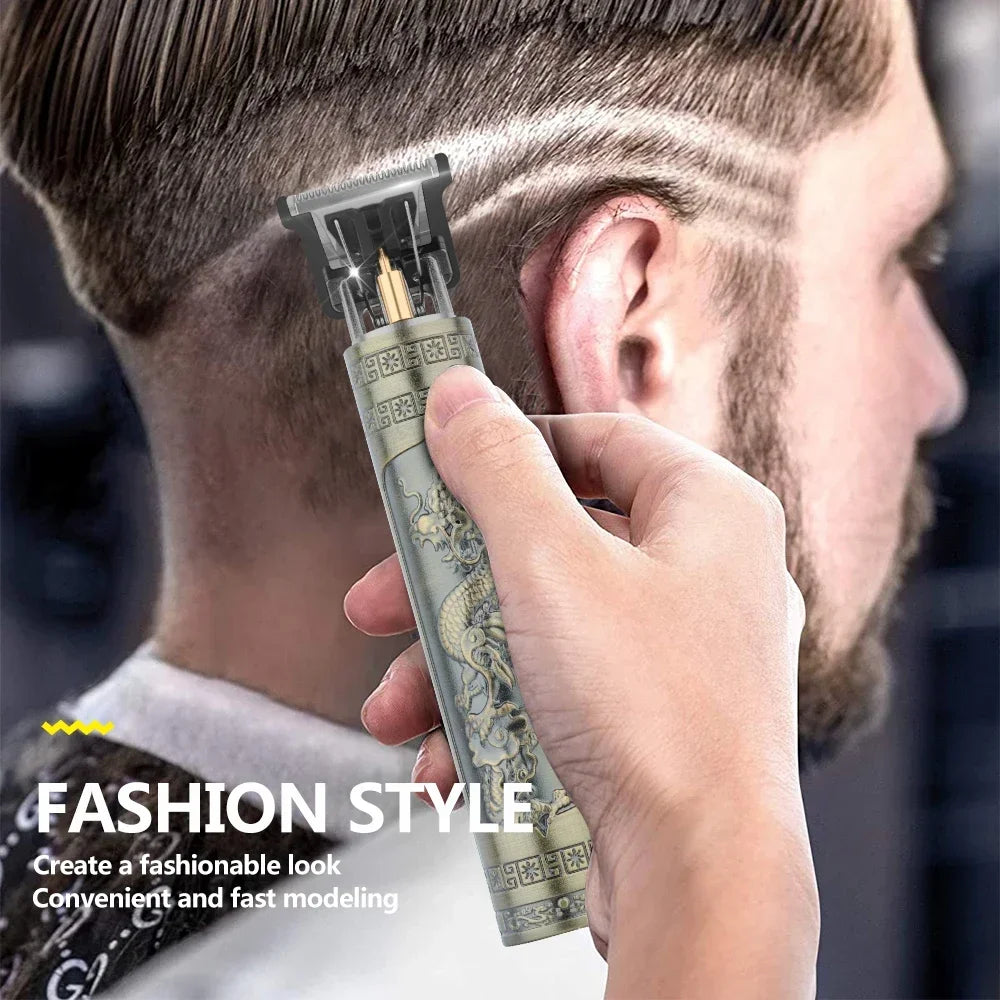 Vintage T9 Hair Clippers for Men Gifts Electric Hair Trimmer Barber Hair Cutting Machine Beard Shavers Shaving Machine Beard