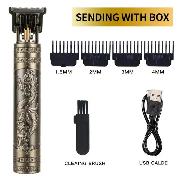 Vintage T9 Hair Clippers for Men Gifts Electric Hair Trimmer Barber Hair Cutting Machine Beard Shavers Shaving Machine Beard