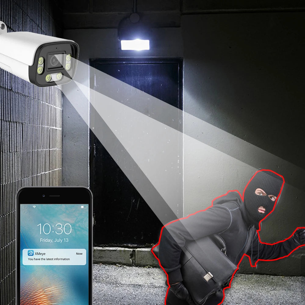 KANTURE 16CH 4K Ai Human Detection 8MP Outdoor Security Camera System Two-Way Audio Color Night Vision Video Surveillance Kit