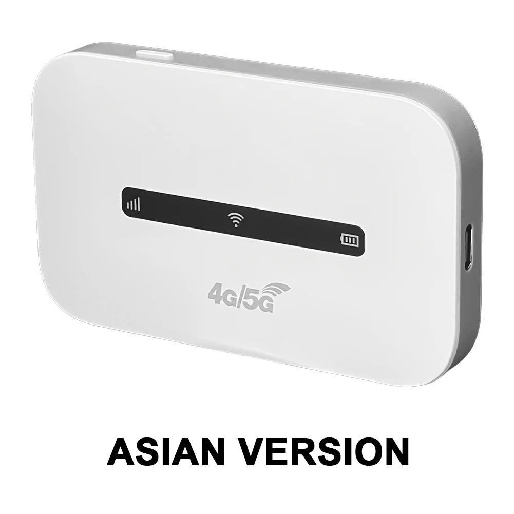 4G LTE Portable WiFi Hotspot 3000mAh 150Mbps Wireless Internet Router with SIM Card Slot Pocket Mobile Hotspot for Car Travel
