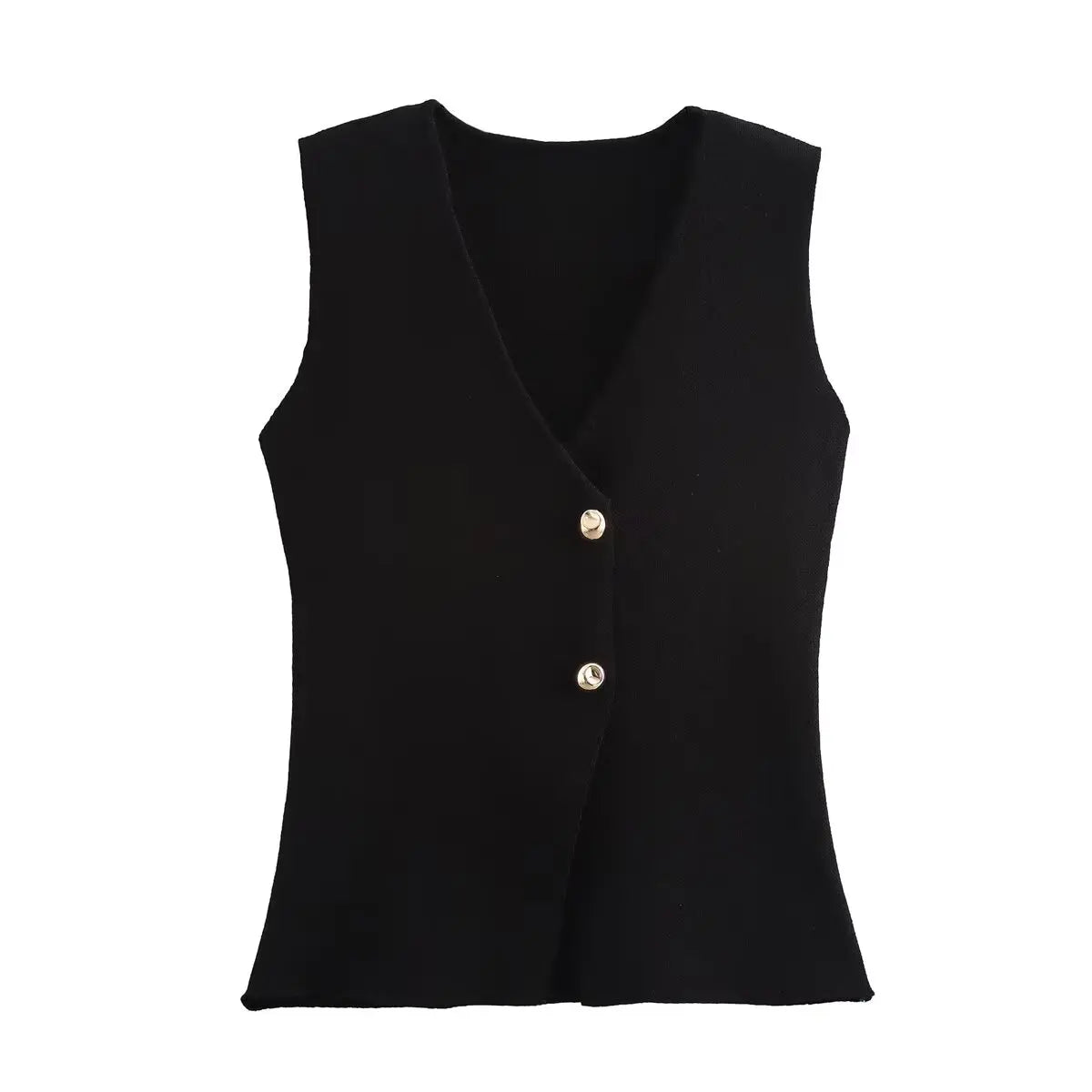 HH Women Skirt Set Wine Red Knitted V-Neck Sleeveless Slim Vest +Solid High Waist Zipper Patchwork Long Skirt Street