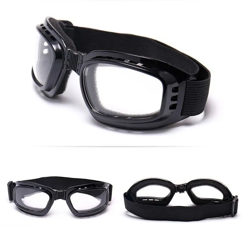 Plastic Folded Protective Glasses Impact Resistant Mutlicolor Skiing Cycling Protective Eyewear Dustproof Work Safety Glasses