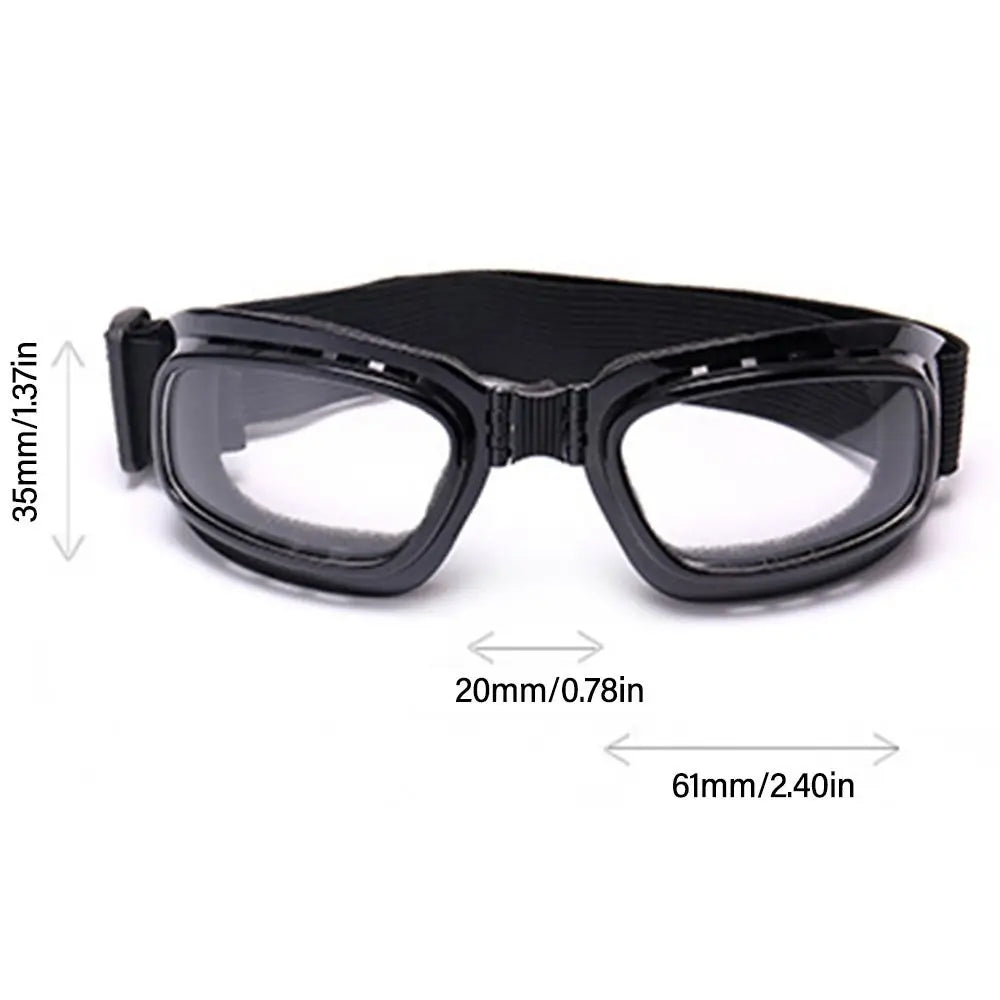 Plastic Folded Protective Glasses Impact Resistant Mutlicolor Skiing Cycling Protective Eyewear Dustproof Work Safety Glasses
