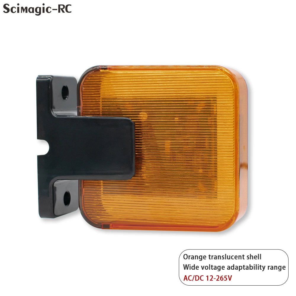 Universal 12V-265V Outdoor Electric Gate Security Strobe Warning Light Gate Accessories Security Flash Light Lamp Alarm for Gate
