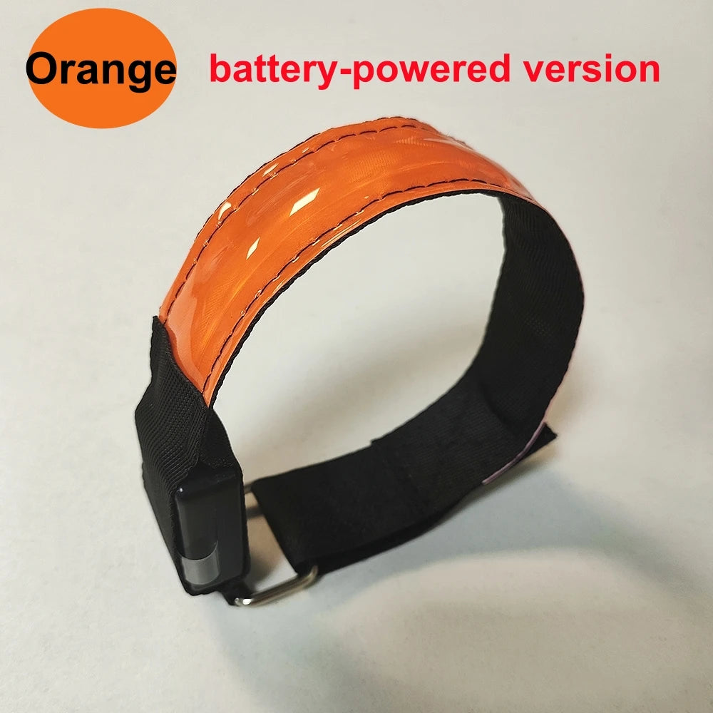 LED Outdoor Night Running Armband Sports Safety Light Belt Warning Wristband for Cycling Bike Bicycle - Arm Leg Warning