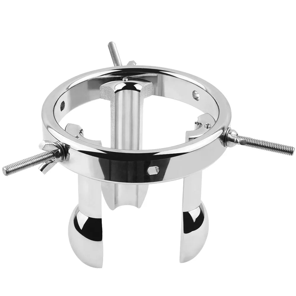 BDSM Anal Fisting Expander Plug Hollow Tunnel Butt Plug Spreader Anal Dilator  Metal Adjustable Vaginal Expander Sets Adult