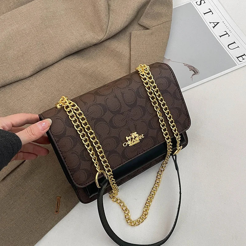New Arrival 2026 Women's Versatile Chain Small Square Bag, Fashion Shoulder & Crossbody Style